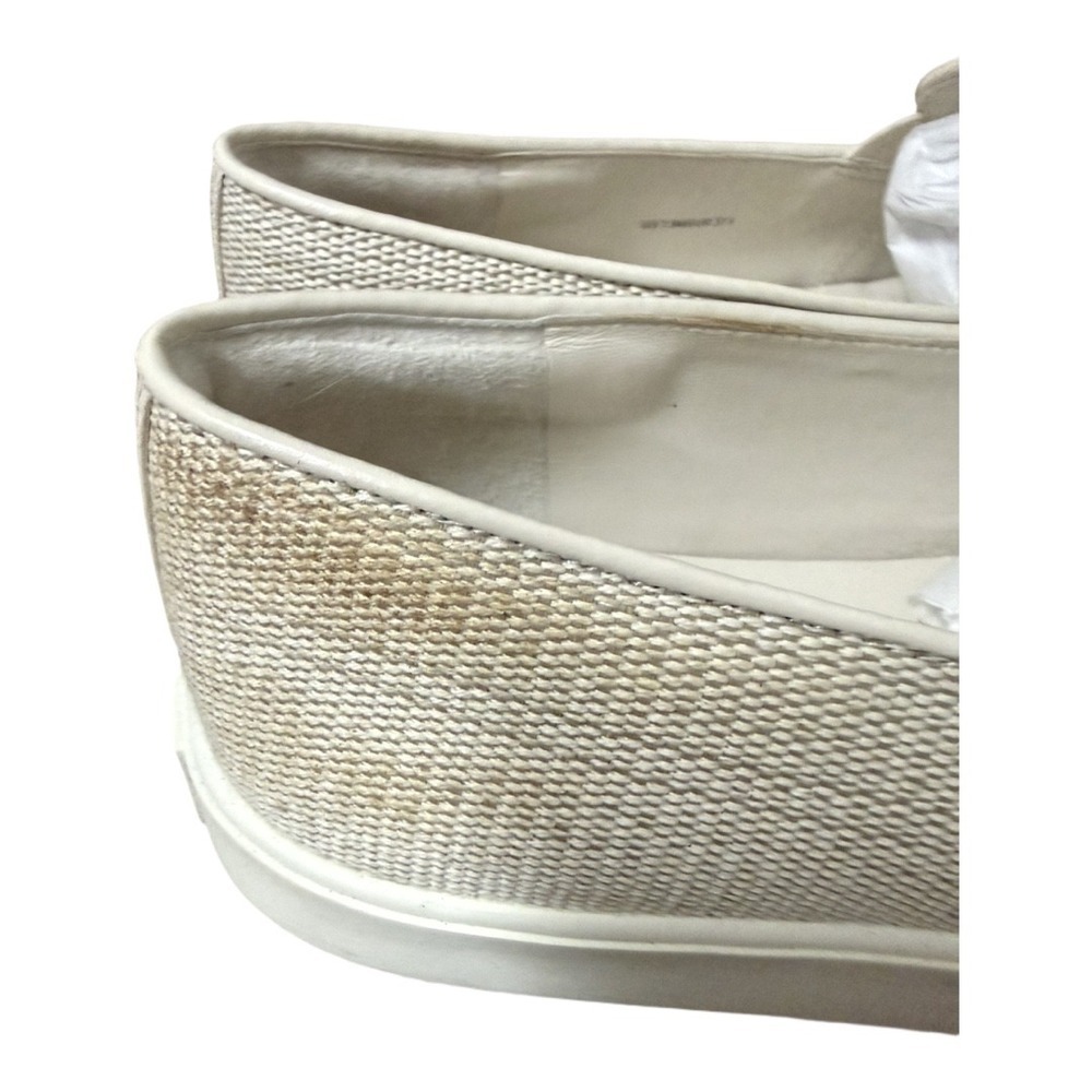 Vince Preston Perforated Cream Beige Mesh Slip On Sneakers Size 7.5 Casual - Picture 6 of 9